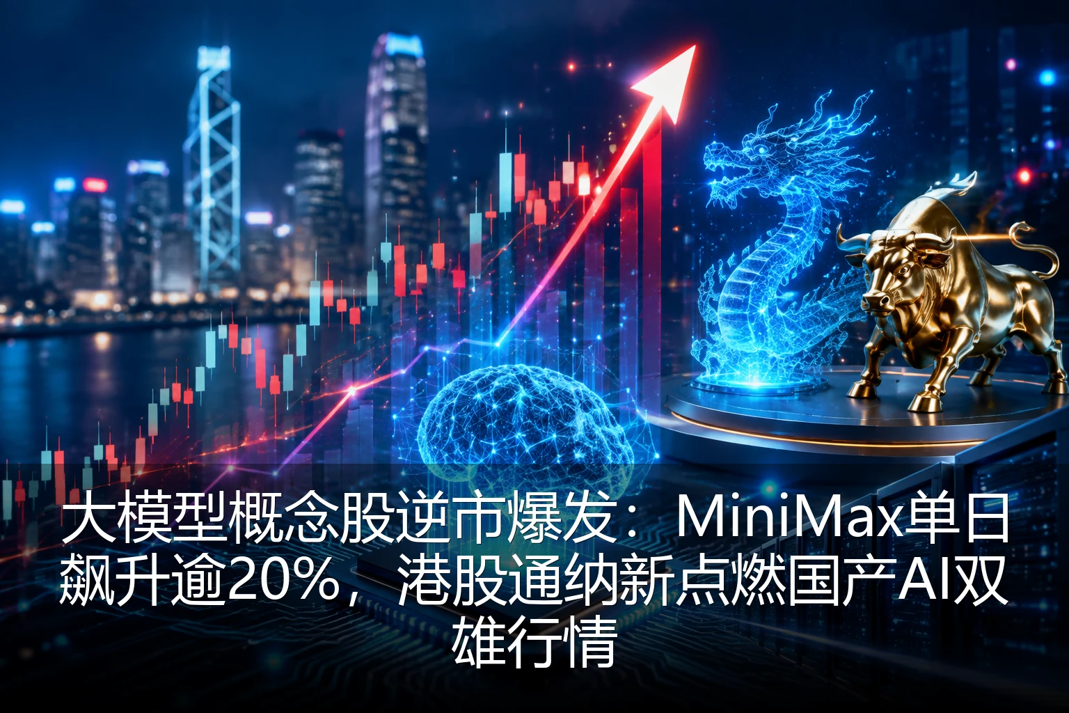 大模型概念股逆市爆发：MiniMax单日飙升逾20%，港股通纳新点燃国产AI双雄行情