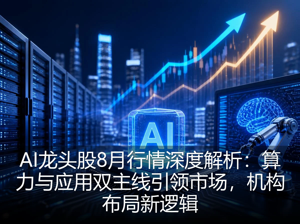 AI龙头股8月行情深度解析：算力与应用双主线引领市场，机构布局新逻辑