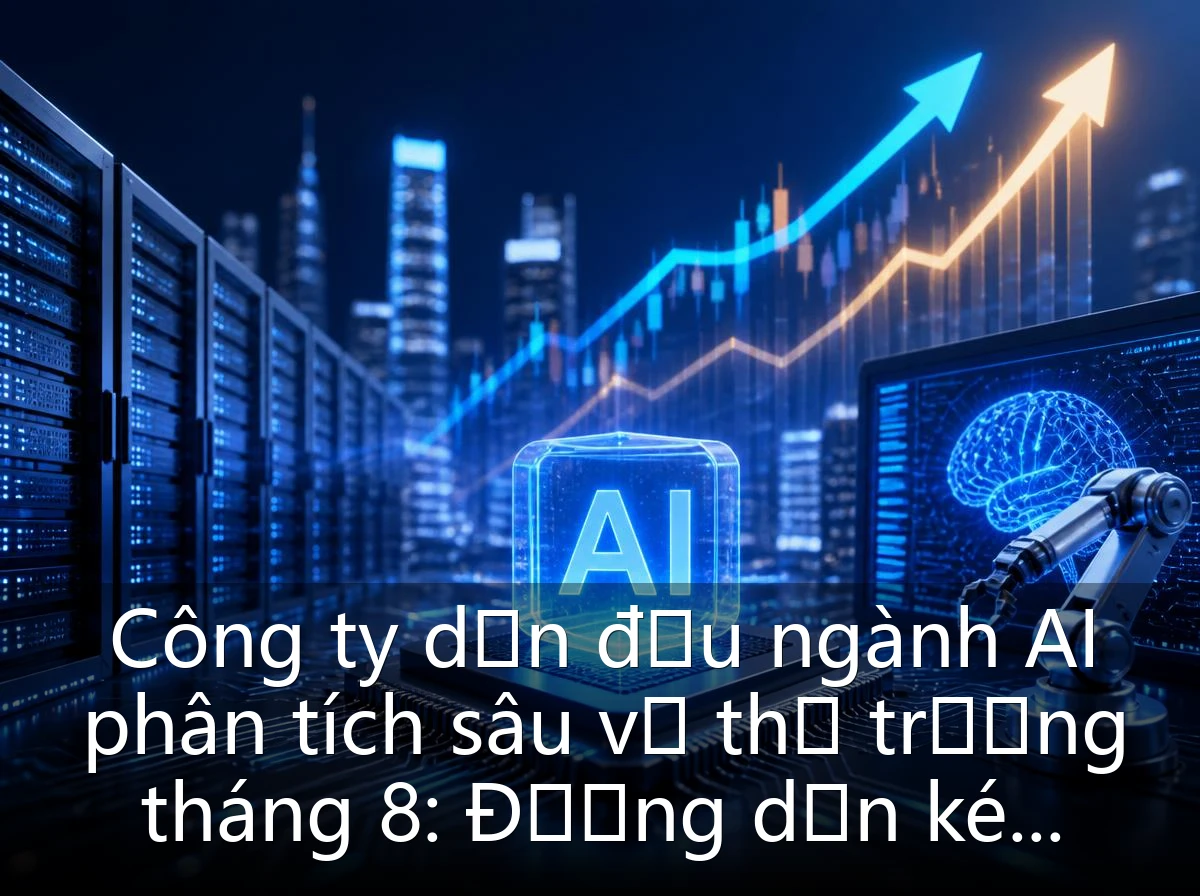 Công ty dẫn đầu ngành AI phân tích sâu về thị trường tháng 8: Đường dẫn kép giữa năng lực tính toán và ứng dụng dẫn dắt thị trường, định vị mới của các tổ chức