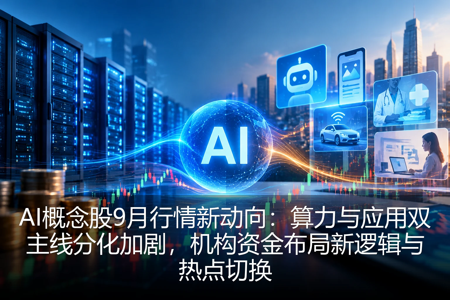 AI概念股9月行情新动向:算力与应用双主线分化加剧,机构资金布局新逻辑与热点切换