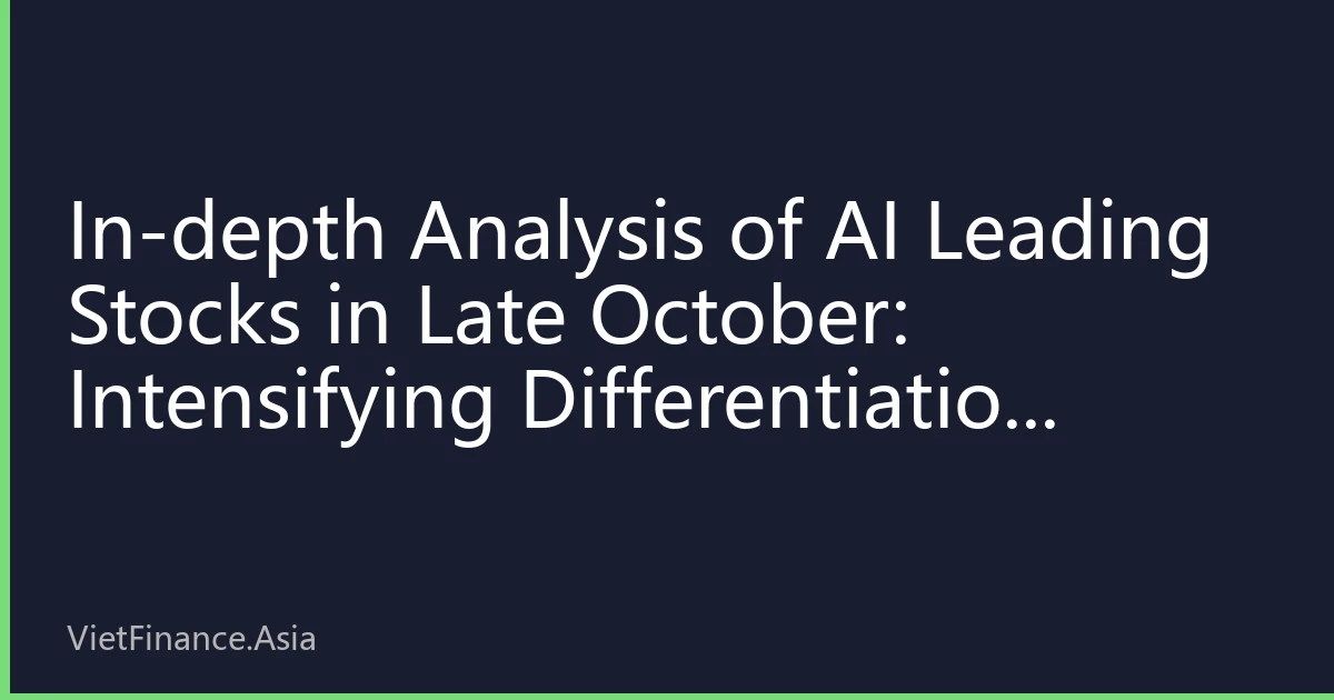In-depth Analysis of AI Leading Stocks in Late October: Intensifying Differentiation Between Computing Power and Application Themes, Institutional Capital Adopts New Allocation Logic
